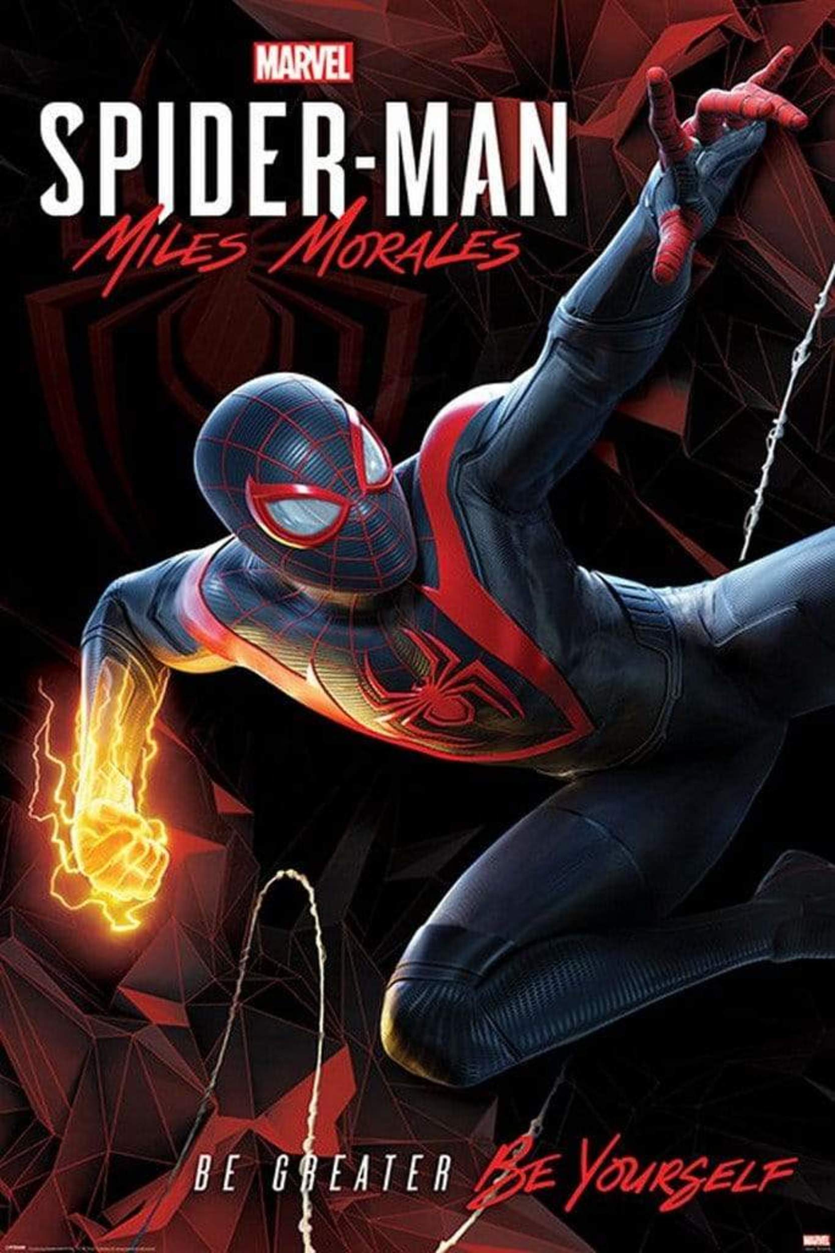 Poster Spider-Man Miles Morales Swing 61x91,5cm | Yourdecoration.fr