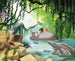 Komar Jungle Book Swimming with Baloo Papier Peint 368x254cm 8 pièces | Yourdecoration.fr