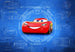 Komar Cars 3 Blueprint Papier Peint 368x254cm | Yourdecoration.fr