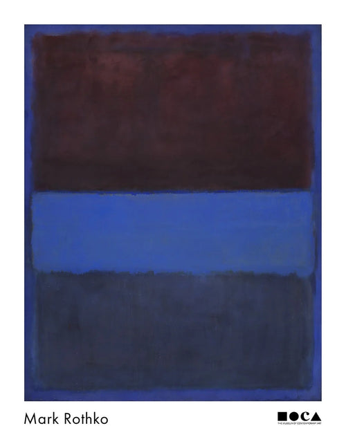 Affiche Art Mark Rothko No 61 Rust and Blue 71x91 5cm MKR 859 PGM | Yourdecoration.fr