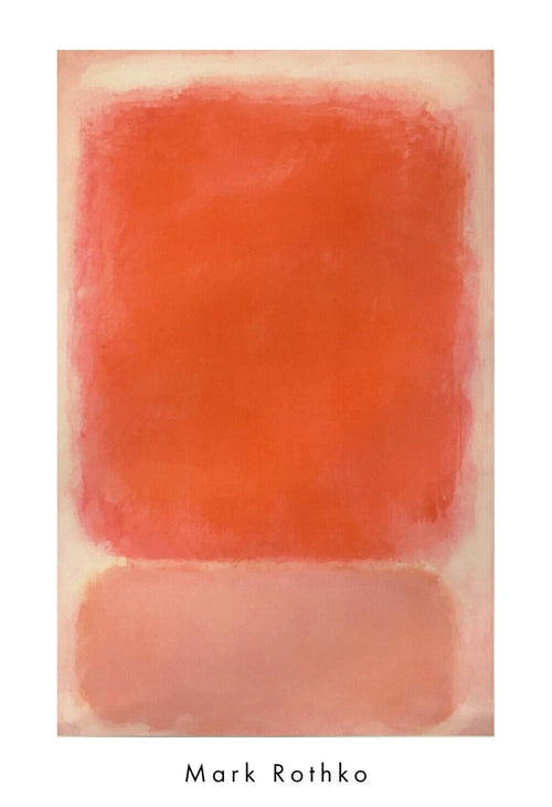 Affiche Art Mark Rothko Red and Pink on Pink 1953 55 5x81 5cm MKR 953 PGM | Yourdecoration.fr