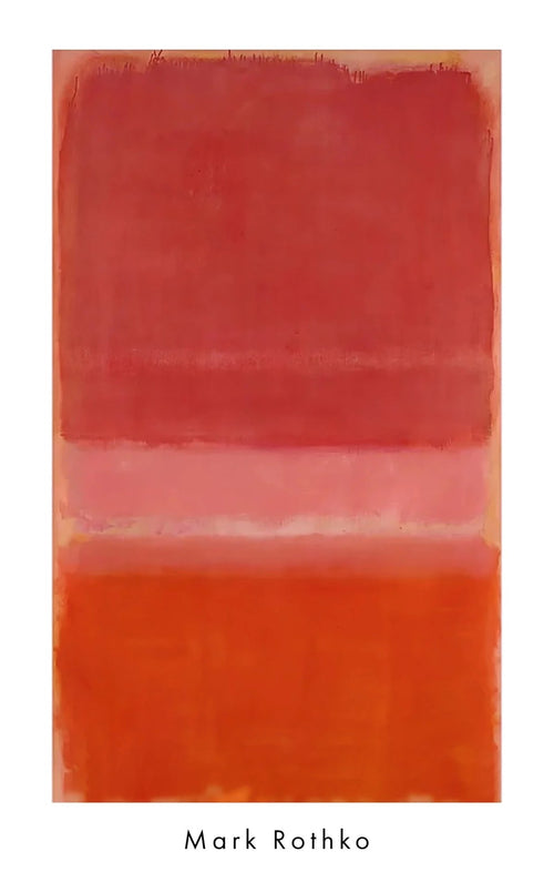 Affiche Art Mark Rothko Untitles Red 1956 56x89cm MKR 958 PGM | Yourdecoration.fr