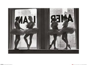 Affiche Art Time Life Ballet Dancers In Window 80x60cm Pyramid PPR40191 | Yourdecoration.fr