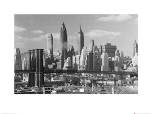 Affiche Art Time Life Lower Manhattan Skyline 1948 80x60cm Pyramid PPR40466 | Yourdecoration.fr