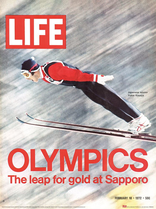 Affiche Art Time Life Sapporo Olympic Ski Jumper 30x40cm Pyramid PPR54153 | Yourdecoration.fr