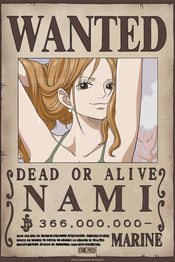 Affiche Poster One Piece Wanted Nami Wano 38x52cm GBYDCO642 | Yourdecoration.fr