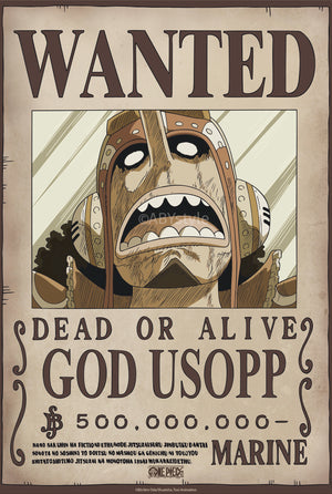 Affiche Poster One Piece Wanted Usopp Wano 38x52cm Abystyle GBYDCO643 | Yourdecoration.fr