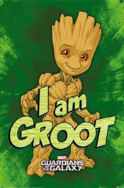 Affiche Poster Guardians Of The Galaxy I Am Groot 61x91 5cm Pyramid PP35043 | Yourdecoration.fr