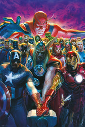 Affiche Poster Marvel Los Vengadores 10 61x91 5cm Grupo Erik GPE5789 | Yourdecoration.fr