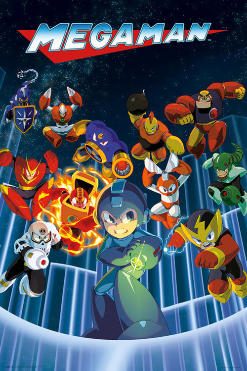 Affiche Poster Mega Man 61x91 5cm Grupo Erik GPE5774 | Yourdecoration.fr