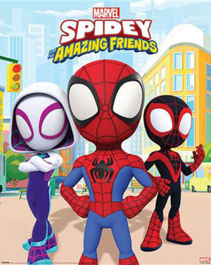 Affiche Poster Spidey And his Amazing Friends Power Of 3 40x50cm Pyramid MPP50802 | Yourdecoration.fr