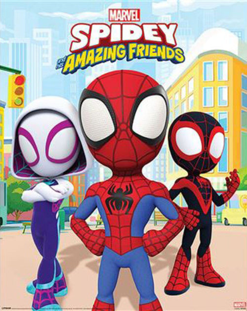 Affiche Poster Spidey And his Amazing Friends Power Of 3 40x50cm Pyramid MPP50802 | Yourdecoration.fr