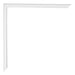 Annecy Plastique Cadre Photo 18x24cm Blanc Brillant Detail Coin | Yourdecoration.fr