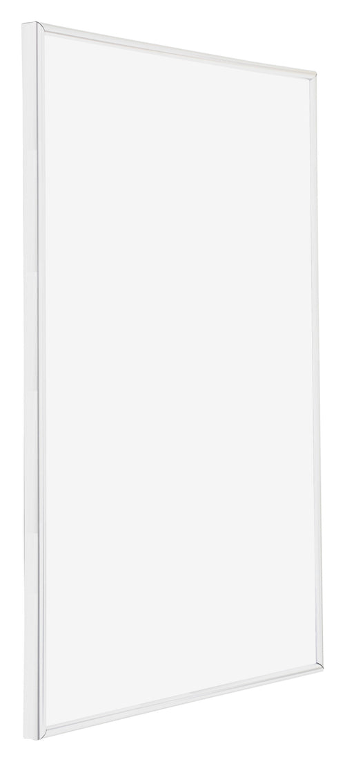 Annecy Plastique Cadre Photo 20x28cm Blanc Brillant De Face Oblique | Yourdecoration.fr