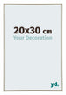 Annecy Plastique Cadre Photo 20x30cm Champagne De Face Mesure | Yourdecoration.fr