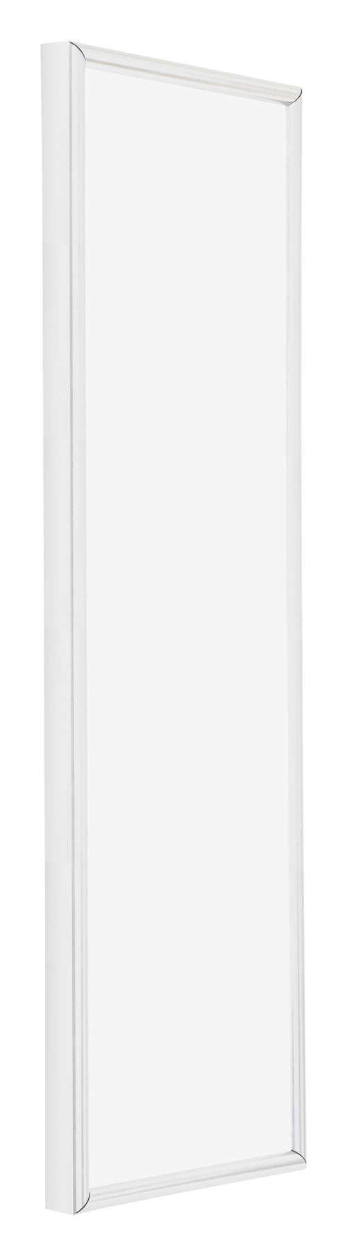 Annecy Plastique Cadre Photo 20x60cm Blanc Brillant De Face Oblique | Yourdecoration.fr