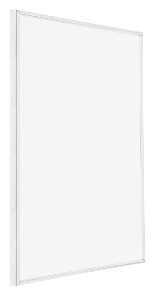 Annecy Plastique Cadre Photo 24x30cm Blanc Brillant De Face Oblique | Yourdecoration.fr