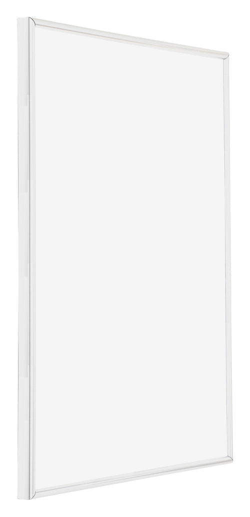 Annecy Plastique Cadre Photo 24x32cm Blanc Brillant De Face Oblique | Yourdecoration.fr