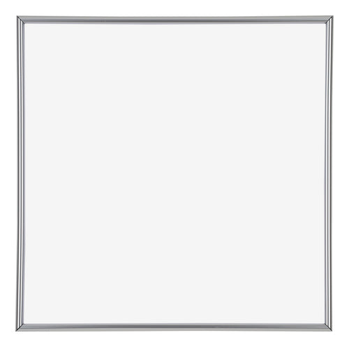 Annecy Plastique Cadre Photo 25x25cm Argent De Face | Yourdecoration.fr