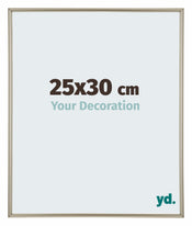 Annecy Plastique Cadre Photo 25x30cm Champagne De Face Mesure | Yourdecoration.fr