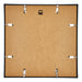 Annecy Plastique Cadre Photo 30x30cm Noir Mat Arriere | Yourdecoration.fr