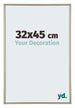 Annecy Plastique Cadre Photo 32x45cm Champagne De Face Mesure | Yourdecoration.fr