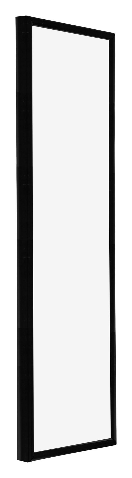 Annecy Plastique Cadre Photo 33x98cm Noir Brillant De Face Oblique | Yourdecoration.fr