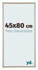 Annecy Plastique Cadre Photo 45x80cm Champagne De Face Mesure | Yourdecoration.fr