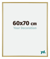 Annecy Plastique Cadre Photo 60x70cm Or De Face Mesure | Yourdecoration.fr