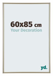 Annecy Plastique Cadre Photo 60x85cm Champagne De Face Mesure | Yourdecoration.fr