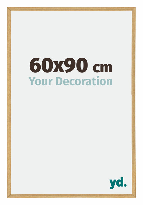 Annecy Plastique Cadre Photo 60x90cm Hêtre De Face Mesure | Yourdecoration.fr