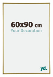 Annecy Plastique Cadre Photo 60x90cm Or De Face Mesure | Yourdecoration.fr