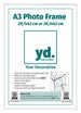 Aurora Aluminium Cadre Photo 29-7x42cm A3 Blanc De Face | Yourdecoration.fr