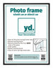 Aurora Aluminium Cadre Photo 45x60cm Noir Mat De Face Mesure | Yourdecoration.fr