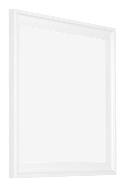 Birmingham Bois Cadre Photo 55x55cm Blanc De face Oblique | Yourdecoration.fr