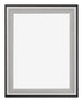 Birmingham Bois Cadre Photo 75x98cm Noir Argent Poli De Face | Yourdecoration.fr