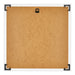 Bordeaux Plastique Cadre Photo 20x20cm Blanc Brillant Arriere | Yourdecoration.fr