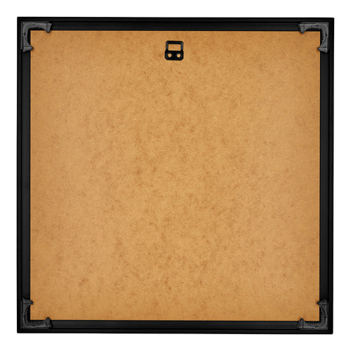 Bordeaux Plastique Cadre Photo 20x20cm Noir Mat Arriere | Yourdecoration.fr