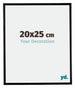 Bordeaux Plastique Cadre Photo 20x25cm Noir Mat De face Mesure | Yourdecoration.fr