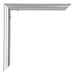 Bordeaux Plastique Cadre Photo 20x60cm Argent Detail Coin | Yourdecoration.fr