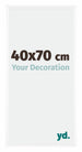 Bordeaux Plastique Cadre Photo 40x70cm Blanc Brillant De face Mesure | Yourdecoration.fr