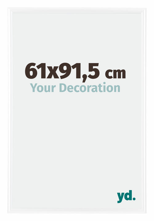 Bordeaux Plastique Cadre Photo 61x91 5cm Blanc Brillant De face Mesure | Yourdecoration.fr