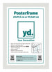 Cadre d'Affiche 61x91,5cm Blanc MDF De Face d Insertion | Yourdecoration.fr