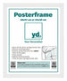 Cadre d'Affiche MDF 38x52cm Blanc Mat De Face Mesure | Yourdecoration.fr