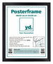 Cadre d'Affiche MDF 38x52cm Noir Mat De Face Mesure | Yourdecoration.fr