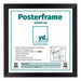 Cadre d'Affiche MDF 40x40cm Noir Mat De Face Mesure | Yourdecoration.fr