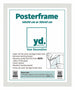 Cadre d'Affiche MDF 40x50cm Blanc Mat De Face Mesure | Yourdecoration.fr