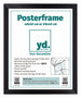 Cadre d'Affiche MDF 40x50cm Noir Mat De Face Mesure | Yourdecoration.fr