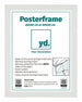 Cadre d'Affiche MDF 60x80 Blanc Mat De Face Mesure | Yourdecoration.fr