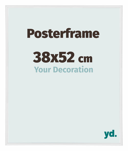 Cadre de affiche 38x52cm Blanc Haute Brillance Plastique Paris Mesure | Yourdecoration.fr